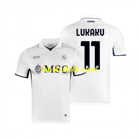 Fotballdrakt SSC Napoli Lukaku 11 Bortetrøye 2024-2025 Kortermet